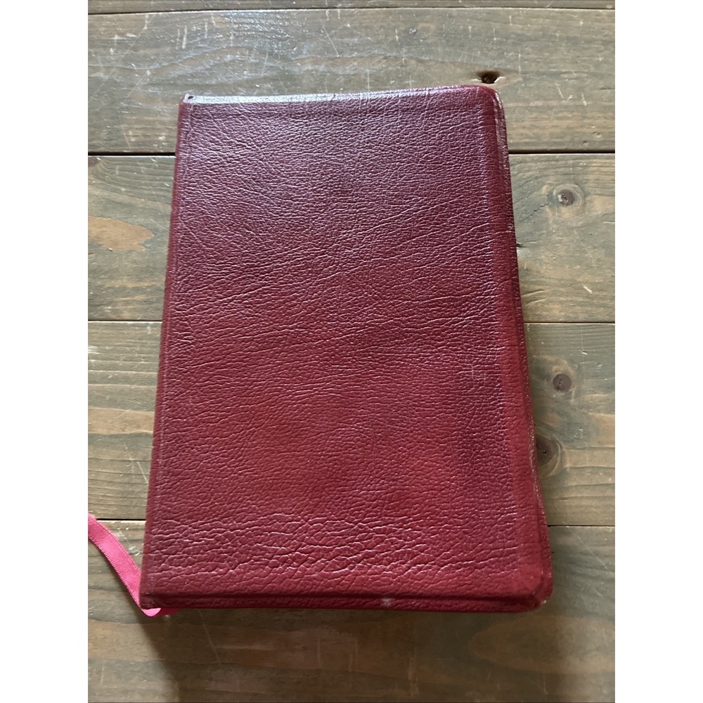 Holy Bible RSV Second Edition 1989 Cokesbury Genuine Leather Red Letter Burgundy